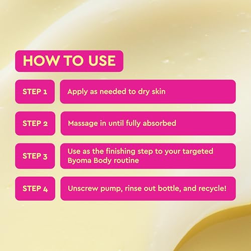 BYOMA Brightening Body Lotion (400ml) For Dull, Dehydrated Skin - Creamy Body Lotion with Niacinamide and Urea - Brightens and Evens Skin Tone - Image 6