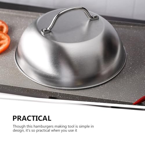 Presse à hamburger en acier inoxydable robuste avec spatule intégrée - 8