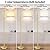 ROTTOGOON Floor Lamp for Living Room with 3 Color Temperatures LED Bulb, Standing Lamp Tall Industrial Floor Lamp Reading for Bedroom, Office (9W LED Bulb, White Lampshade Included) -Gold