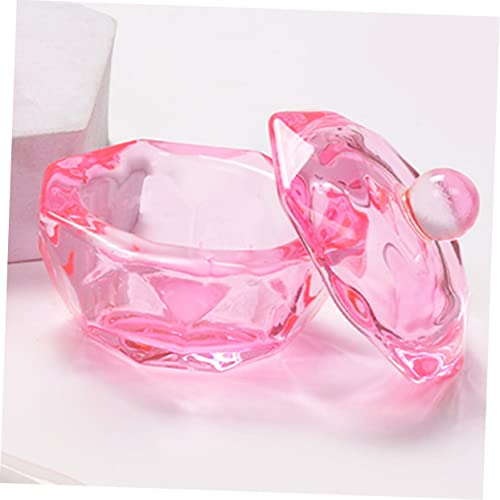Set 4 Dappen Dish de Vidrio para Manicura con Tapa miniatura 3
