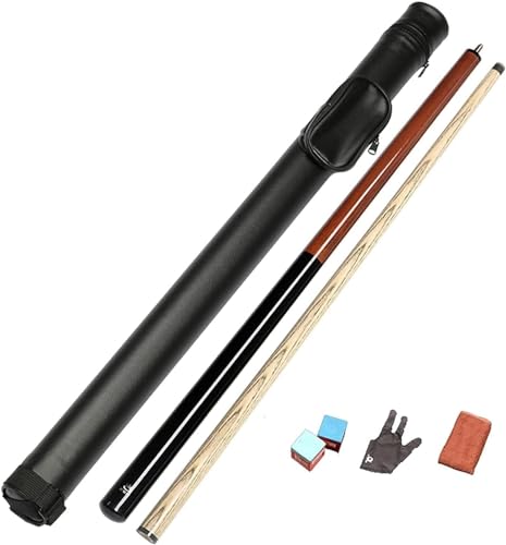 Taco de pool de 55 pulgadas, madera dura para adultos, punta 14 mm miniatura 1