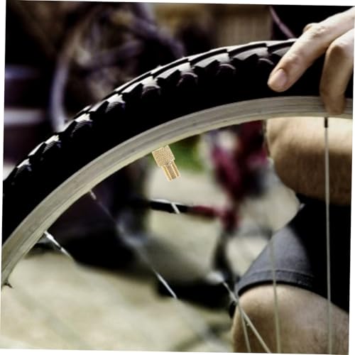 Adaptador de válvula para bicicleta Toddmomy 4 piezas miniatura 4