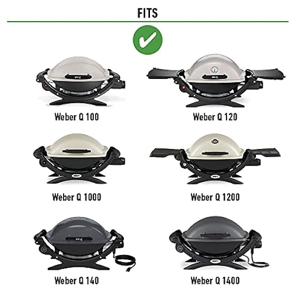 Weber 7644 Porslin-emaljerad gjutjärnsmatlagningsgrats, 30 x 4,4 x 44,2 cm