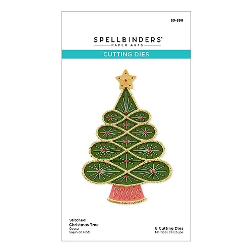 Matrices de découpe sapin de Noël Spellbinders pour carterie