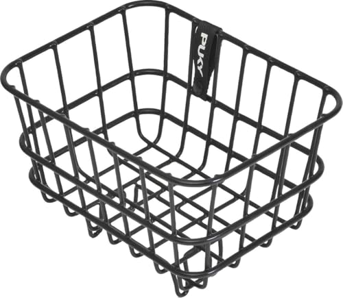 PUKY Chaos Container L | Gepäckträgerkorb für Kinderfahrrad | Passend für Z2 Steel 12 Steel Classic 12 YOUKE 12 | Kinderfahrrad Zubehör | Robust | Einfach zu montieren | schwarz