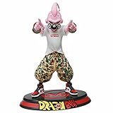 INKLOT Tide Clothes Street Fashion Majin Buu Standing Posture Doll Anime Figures Figure Figurine Toy Collectibles Decorations Crafts Gifts