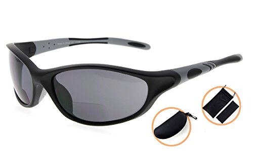 Image of Eyekepper Bifocal Sunglasses for Women Men, Rectangular Frame