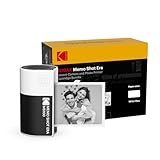 コダック KODAK Memo Shot ERA トイインスタントデジタルカメラ、ラベルプリンター (ホワイト, カメラ本体＋10ロール)