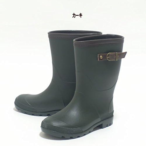 Amazon Game 長靴 レインブーツ ジュニア 638 子供 cm カーキ レインブーツ