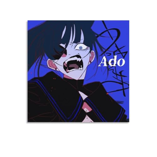 �A�h Ado �l�C ���y �̎� �|�X�^�[ (6) �I�t�B�X �x�b�h���[�� �_�C�j���O���[������12x12inch(30x30cm)