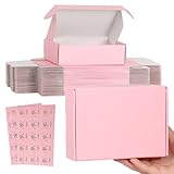 Small Shipping Boxes 7x5x2, 20 Pack Pink Mailing Boxes for Packaging Small Business, Corrugated Cardboard Samll Boxes for Shipping Packing