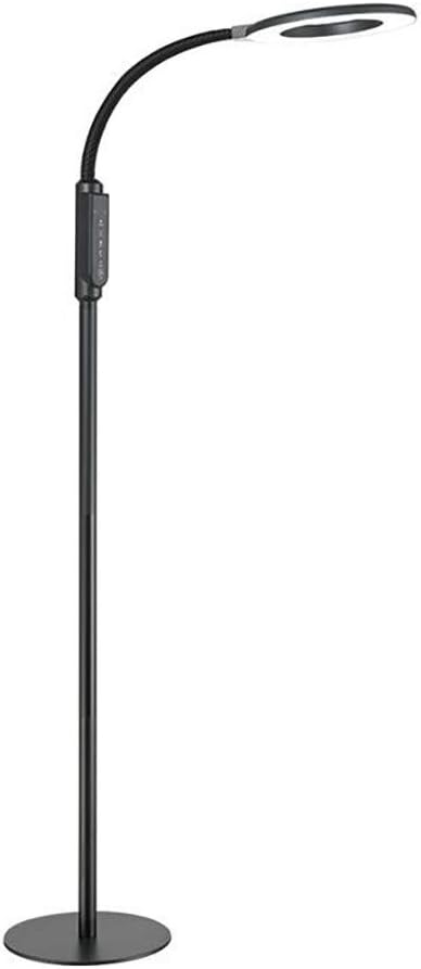 lampada da terra con collo d'oca pieghevole