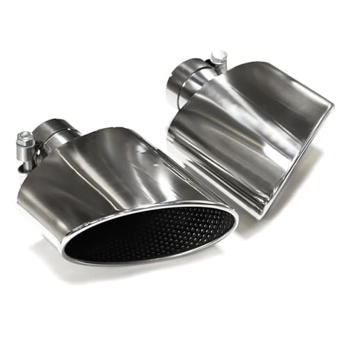 Tuyau d'échappement pour A5 A6 look ovale argent pour vos trajets