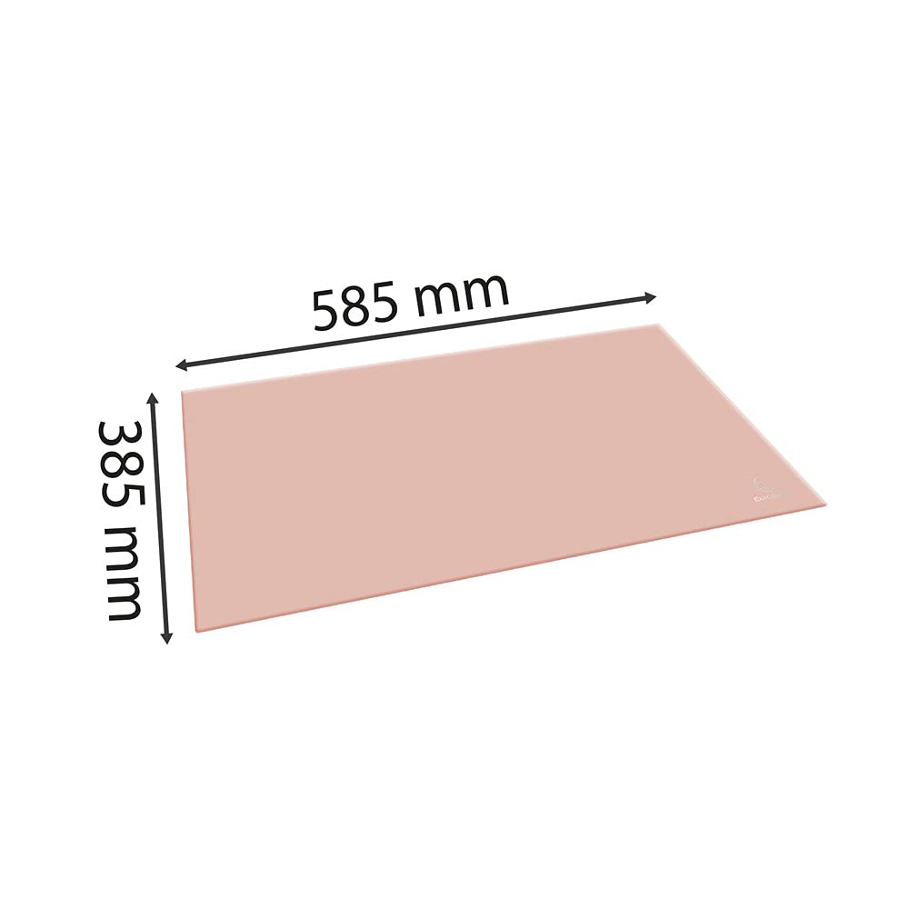 Exacompta 60196D 8er Pack Schreibunterlage Aquarel aus extra starkem Karton, perfekt für Büro und Homeoffice, farbig sortiert 58,5x38,5x0,5 cm Schreibtischunterlage für optische- und Lasermaus