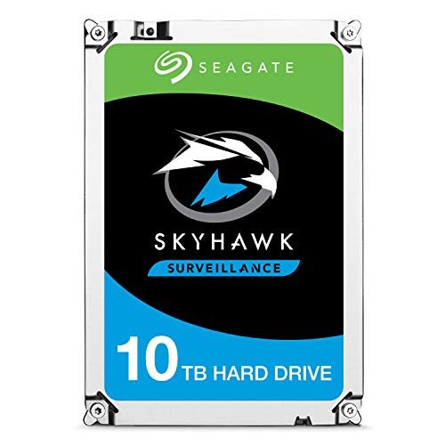Image of Seagate Skyhawk 10TB Surveillance Internal Hard Drive HDD - 3.5 Inch SATA 6Gb /s 256MB Cache for DVR NVR Security Camera System with Drive Health Management - Frustration Free Packaging (ST10000VX0004)