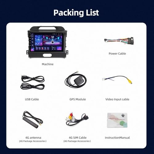 Pantalla Carplay para Hyundai Accent 2008-2012 con Navegación GPS y Mirror Link 7