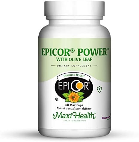 Maxi Health Epicor Supplement – Epicor Immune Support 500mg with Olive Leaf Extract – Gut, Respiratory & Antioxidant Support – High-Metabolite Immunogens – Processed Brewer's Yeast – Kosher, 60 Count image 4
