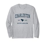 Photo Gallery charleston south carolina - stampa sportiva vintage maglia a manica Photo Gallery charleston south carolina - stampa sportiva vintage maglia a manica