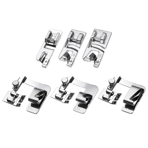 Set de 6 Piezas Pies para Máquina de Coser para Dobladillo