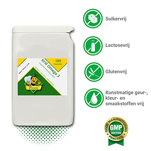 7Bees | Krill Omega 3 met 1000 mg Superba krill olie per dag - Krill capsules zijn rijk aan Omega-3 vetzuren, Epa, Dha… - Image 4