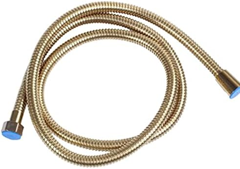 シャワーホース、ステンレススチールコンパクト暗号化チューブ254(色:ゴールド)(ゴールド)