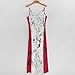 Qupufaby Women’s Austria Flag Casual Maxi Dress Summer Loose Sleeveless Long Beach Vacation Travel Dress, M