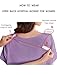 Deyeek Hospital Gowns for Women Labor Delivery Shoulder Surgery Dress Adaptive Clothing Night Robes for Elderly Plus Size Mauve