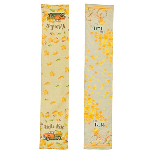 Chemin de table feuilles d'érable finitions haut de gamme - 5
