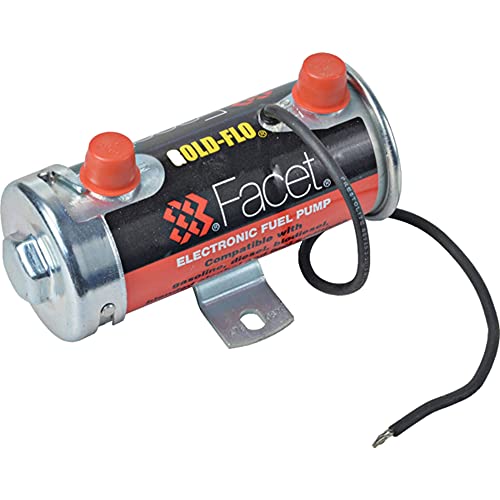 Facet 476087n Facet Cylindrical 12 Volt Fuel Pump 18 Npt 4-5.5 Psi Maximum Pr...