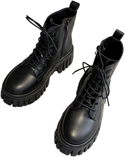 Women's Mid-Heel Solid Riding Boots - Zipper Closure, Rubber Sole, Casual Style Comfortable and Versatile Everyday Ankle Boot