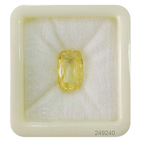 8.25 Ratti Natural Yellow Sapphire (Pukhraj) Unheated Untreated Ceylon Quality Lab Certified Pukhraj Birth Stone/Rashi Ratan/Yellow Sapphire Gemstone-image-26