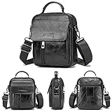 Praktische Mehrzweck-Herren-Tasche: Sie kann als Leder-Herren-Umhängetasche, Messenger Bag oder Handtasche für Business, Casual, Sport, Reisen, Outdoor-Aktivitäten usw. verwendet werden.