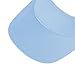 Komorebi Kids Girls Visor Athletic Sun Hat for Boys Adjustable Golf Visor Hat Youth Outdoor Sport Hat Cotton Tennis Hat Light Blue 6-12 Years