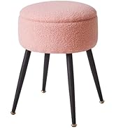 VANTEN Fauteuil, make-uptafelstoel, gezelliger voor de woonkamer, als kruk, make-uptafel of teddy-stoel, gestoffeerde stoel voor de slaapkamer (groen