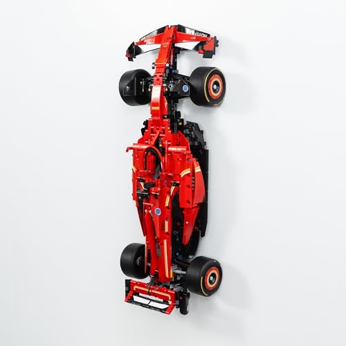 Image of Wall Mount Bracket Compatible With Lego Technic Ferrari SF-24 42207 - Securely Display Your Car - Lego Set NOT Included