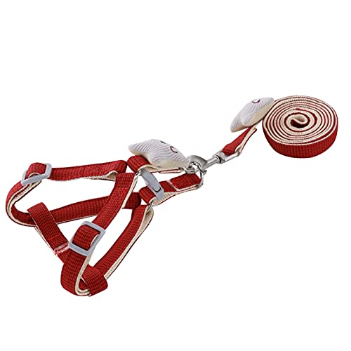 YINGNBH Lijn Kleine Hond Hond Hond Puppy Verstelbare Ademend Lijn Trekken Touw Harnas Vest Borstband (Kleur: Roze, Maat… - Image 5