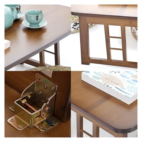 Table Basse Stable et Pliante style Japonais - Table Basse à thé compacte - 5