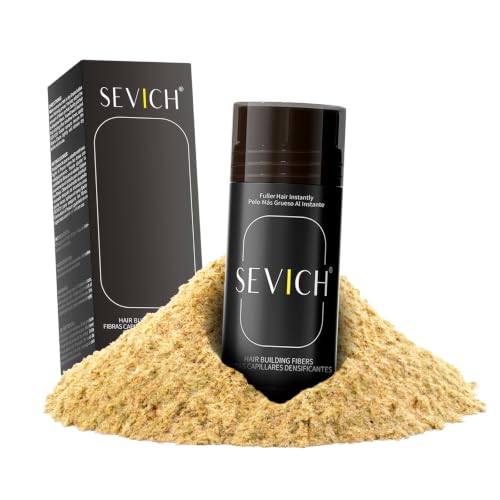 Fibras Capilares Rubio Claro 25g - Microfibras Capilares de Algodón en Polvo 100% Natural para Disimular Calvicie y Alopecia al Instante - Fibra Capilar Hombre y Mujer - Hair Fibers