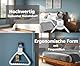 FabaCare Bettgalgen Handgriff mit Aufrollautomatik, ergonomisch geformt, Trapezgriff, Bettgriff, Aufrichtgriff, Bügelgriff, Gummihandgriff, Stangengriff, Balkengriff, Handfasser für Aufrichthilfen