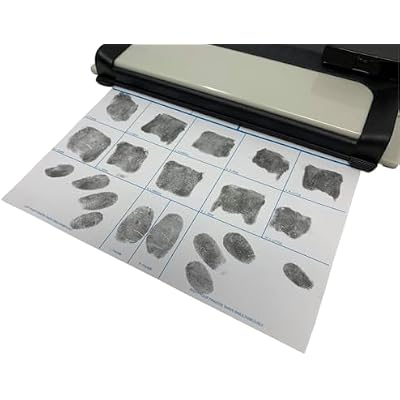 FD-258 Fingerprint Card, 10 Pack Latest Version Rev. 10/31/2023 Form Ink & Live Scan Compatible Use in Law Enforcement, Employment, Film or Video