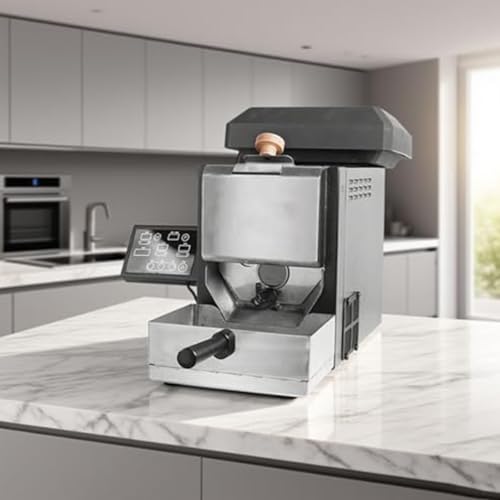 DDZJTPP Elektrischer Kaffeebohnenröster Gewerblicher Röster Kaffeebohnen Röstmaschine mit Rauchfilter,360 ° Rotation Heizung 3–5 Minuten schnelle Abkühlung für Heimgebrauch oder das Büro