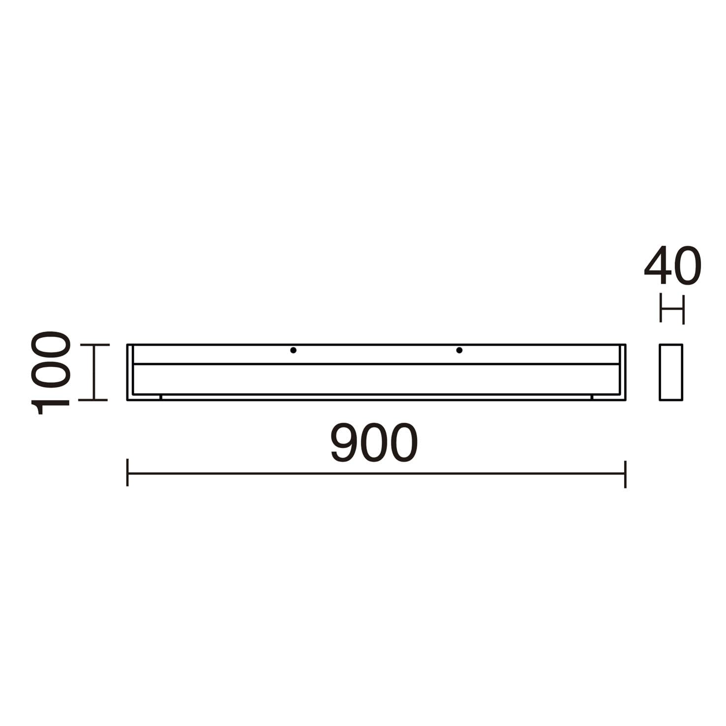 NOVOLUX - Aplique baño Tilt LED SMD 30W 4000K Blanco Exo 959B-L0230B-01 959B-L0230B-01