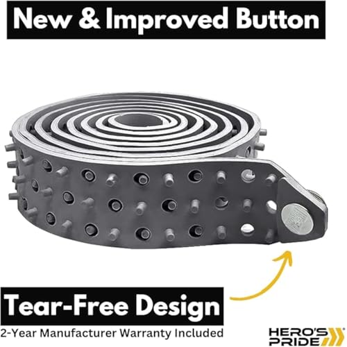 Hero's Pride Shirt Tailor Rubber Belt - Adjustable Shirt Stays for Men - Non-Slip Shirt Keepers For Law Enforcement3