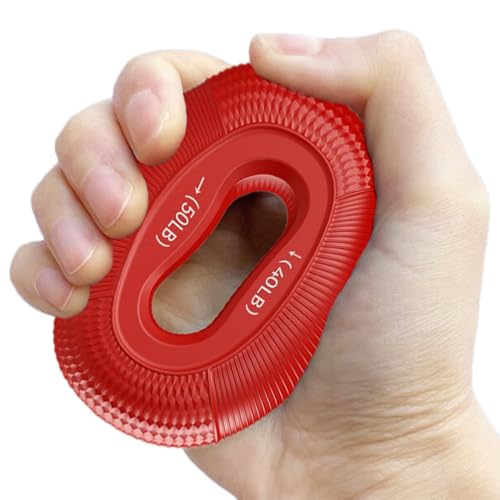 Fortalecimiento del mango, entrenador de fuerza de agarre,Anillos de silicona Grip Trainer - Ejercitador de dedos, ejercicio de brazo para escalada, entrenamiento de rehabilitación