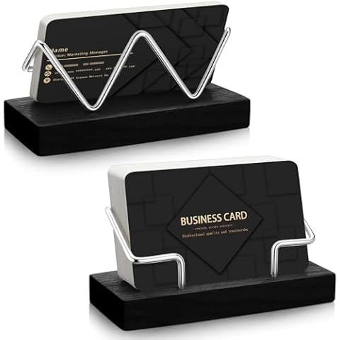 Amyhill Wooden Business Card Holder Cover
