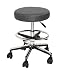 Taburete giratorio ajustable, Taburete de trabajo con ruedas Taburete de esteticista profesional TRAG