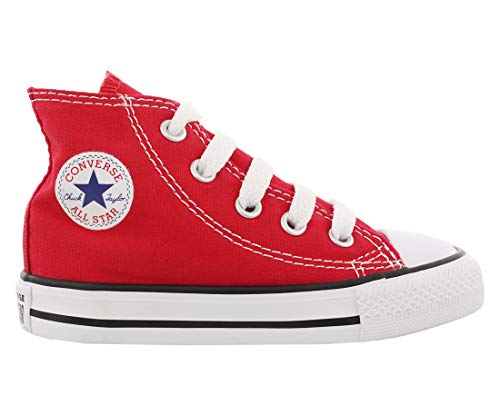 Converse All Star CT Infants Baby Toddlers Canvas Red/White 7j232 (9 M US)3
