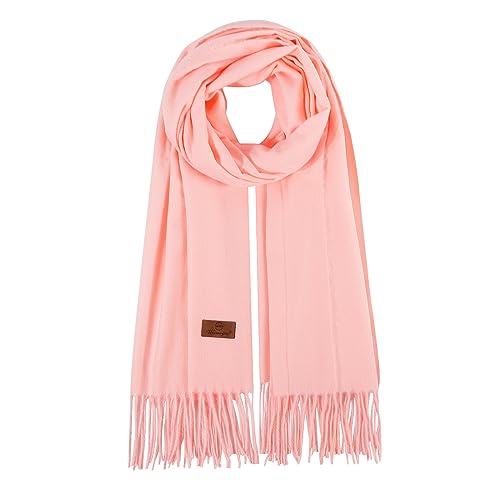 Pashmina Scarf Winter Warm Solid Colors Scarves and Wraps Classic Soft Fashion Shawl Wrap Fringe For Men Women