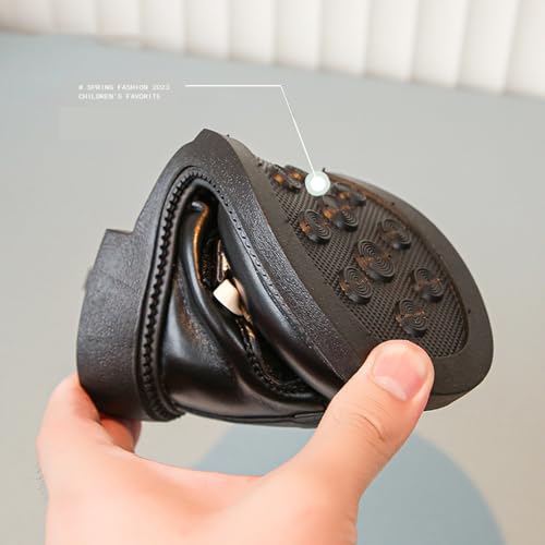 Girls Ballet Flat Dress Shoes Comfortable Non Slip Mary Jane Wedding Party Soft Sole Flower Princess Shoes2