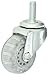 Shepherd Regent Series 2" Diameter Vipor Wheel Swivel Caster, 3/8" Diameter x 1" Length UNC16 Threaded Stem, 90 lbs Capacity, Zinc Finish